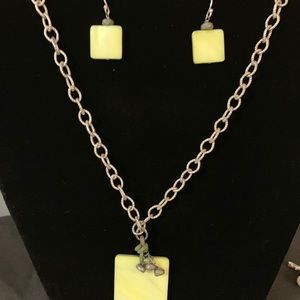 Silpada necklace-earrings